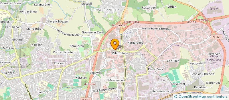 localisation de l'entreprise SPORT3L à BREST