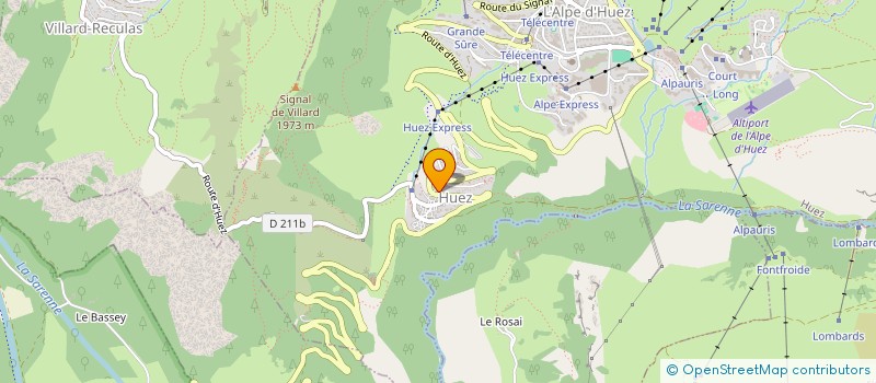 localisation de l'entreprise SPORTACESS à HUEZ
