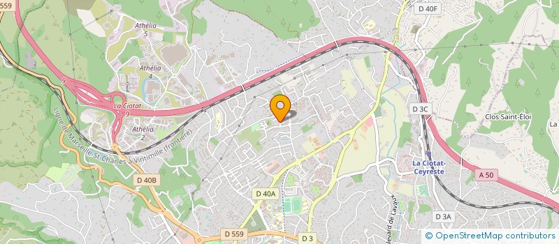 localisation de l'entreprise SPORTACORSE  LA CIOTAT