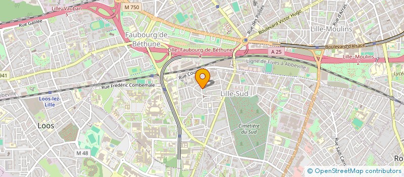 localisation de l'entreprise SPORTCO à LILLE