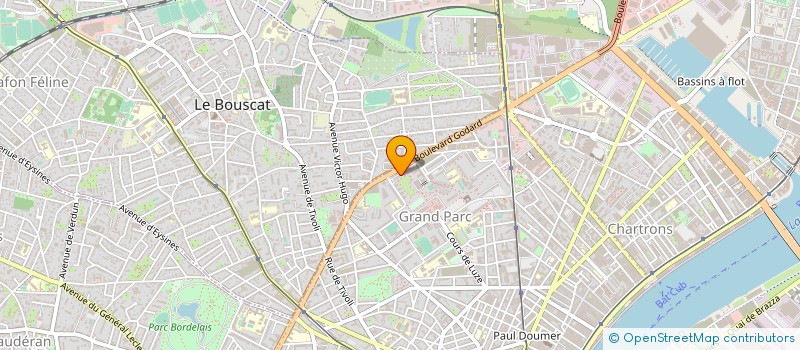 localisation de l'entreprise SPORTCO à BORDEAUX