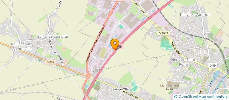 localisation de l'entreprise SPORTCO FRANCE  RAILLENCOURT-SAINTE-OLLE