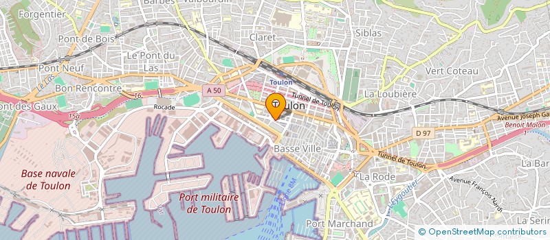 localisation de l'entreprise SPORTCOM  HYERES