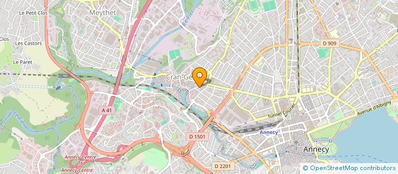 localisation de l'entreprise SPORTECH à ANNECY