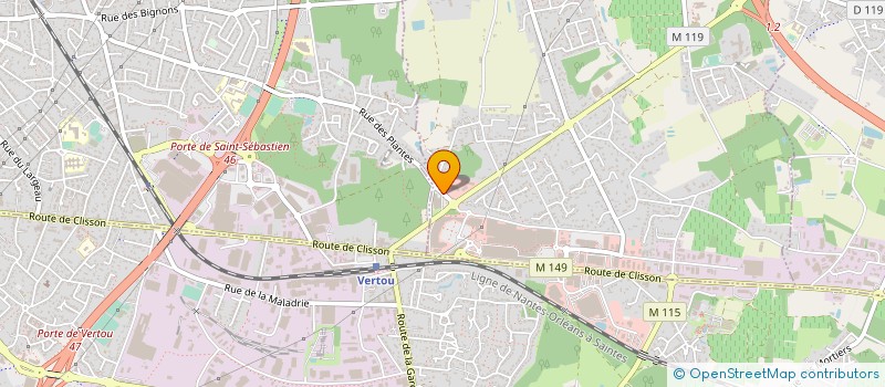 localisation de l'entreprise SPORTEST à BASSE-GOULAINE