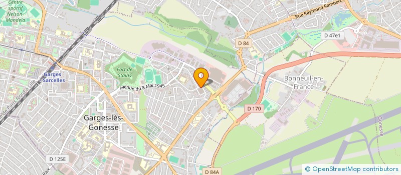 localisation de l'entreprise SPORTEUS à GARGES-LES-GONESSE