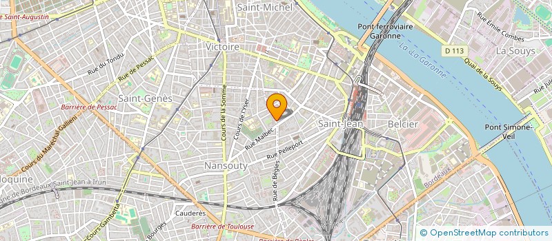 localisation de l'entreprise SPORTEZ VOUS BIEN, SANTE VOUS MIEUX  BORDEAUX