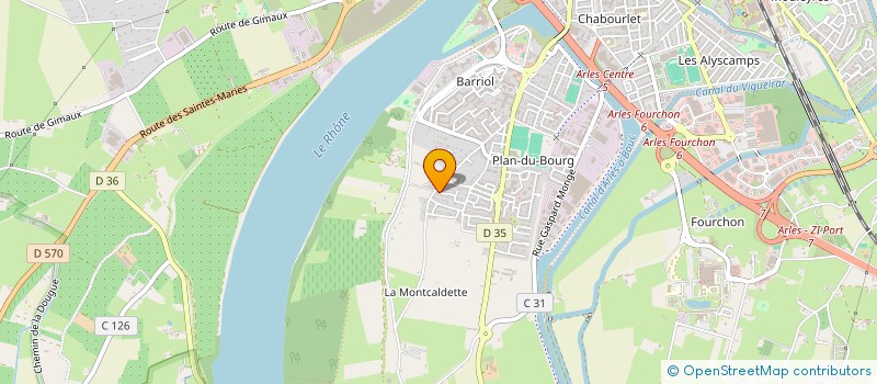 localisation de l'entreprise SPORTFABRIC à ARLES