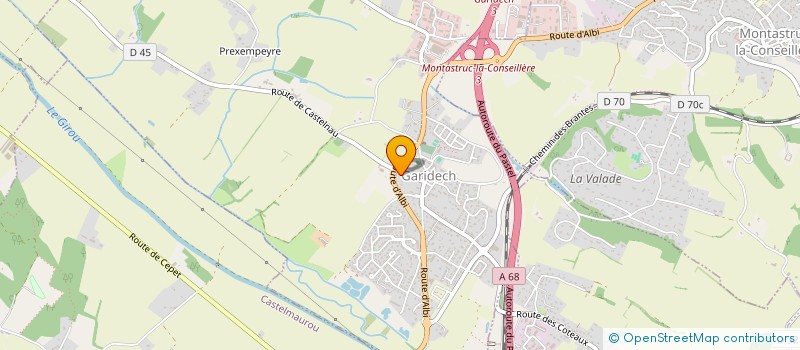 localisation de l'entreprise SPORTFORMS  GARIDECH