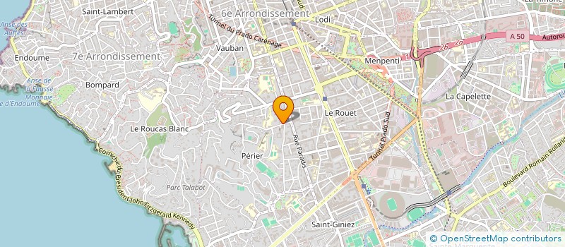 localisation de l'entreprise SPORTICH ERIC à MARSEILLE