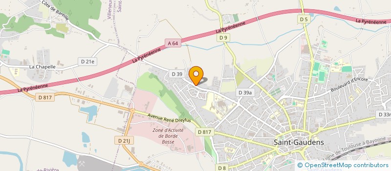 localisation de l'entreprise SPORTIDONS - LE DON D'ORGANES, PARLONS-EN  SAINT-GAUDENS