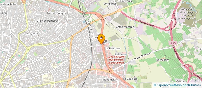 localisation de l'entreprise SPORTIF DE COEUR  BEZIERS