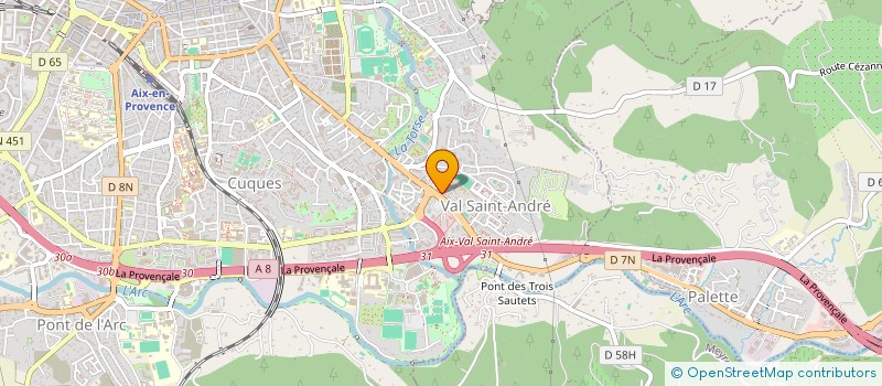 localisation de l'entreprise SPORTIFS PROMETTEURS à AIX-EN-PROVENCE