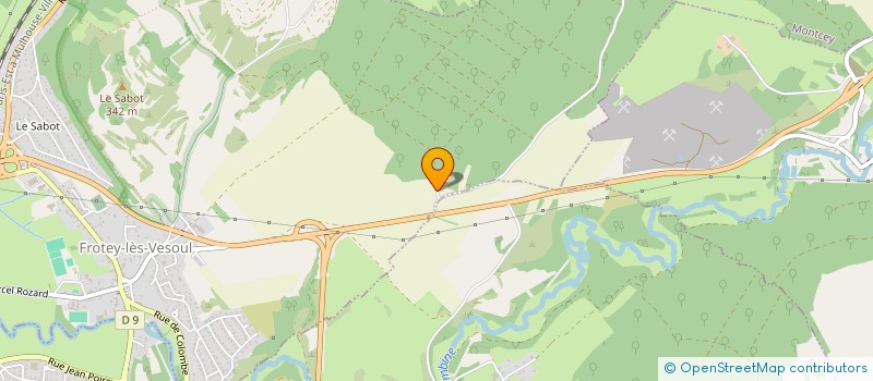 localisation de l'entreprise SPORTING CANIN DE L'ILE VERTE DE VESOUL  FROTEY-LES-VESOUL