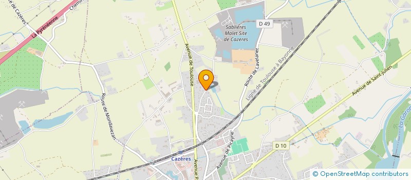 localisation de l'entreprise SPORTING CARS  CAZERES