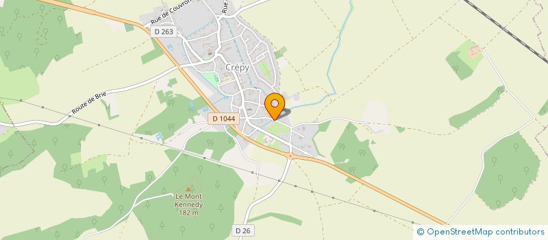 localisation de l'entreprise SPORTING CLAY CREPY  CREPY