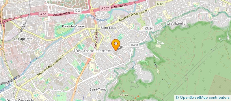 localisation de l'entreprise SPORTING CLUB 10EME  MARSEILLE