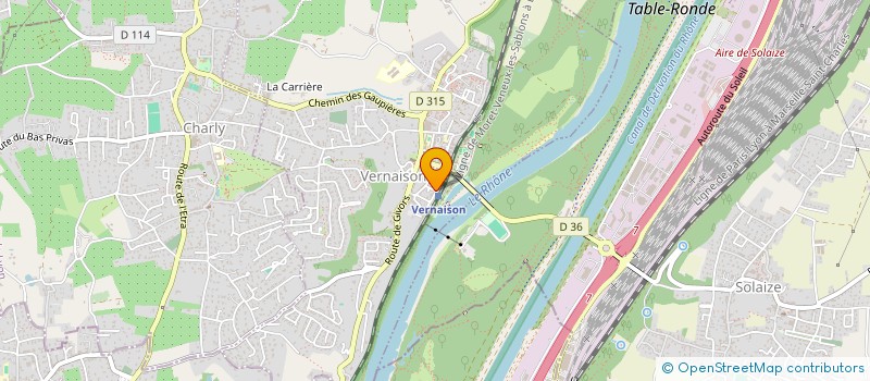 localisation de l'entreprise SPORTING CLUB 390  VERNAISON