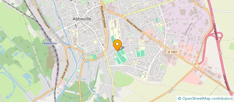 localisation de l'entreprise SPORTING CLUB ABBEVILLOIS ATHLETISME à ABBEVILLE