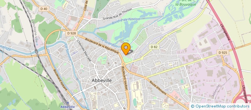 localisation de l'entreprise SPORTING CLUB ABBEVILLOIS NATATION à ABBEVILLE