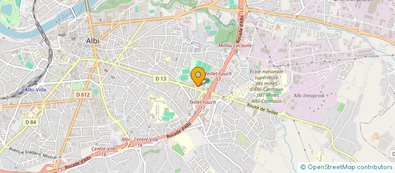 localisation de l'entreprise SPORTING CLUB ALBIGEOIS à ALBI