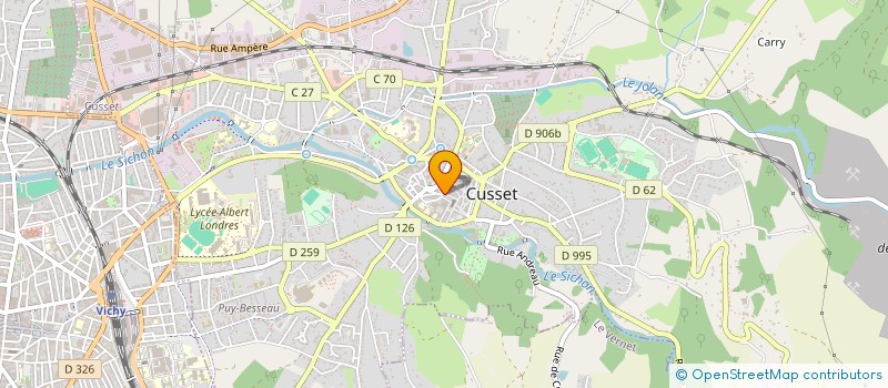 localisation de l'entreprise SPORTING CLUB AMICAL CUSSETOIS à CUSSET