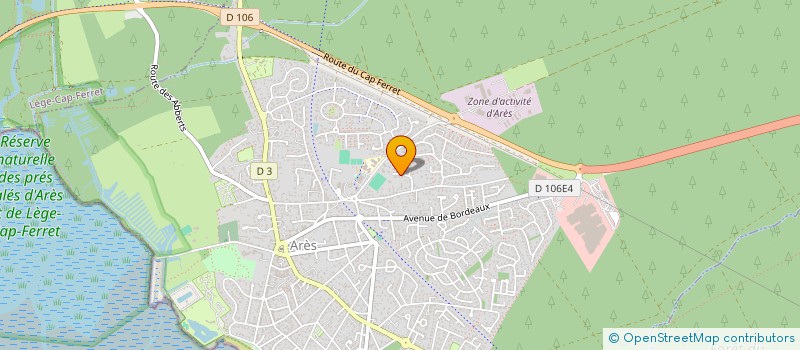 localisation de l'entreprise SPORTING CLUB ARESIEN à ARES