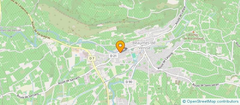 localisation de l'entreprise SPORTING CLUB BALMEEN  BEAUMES-DE-VENISE