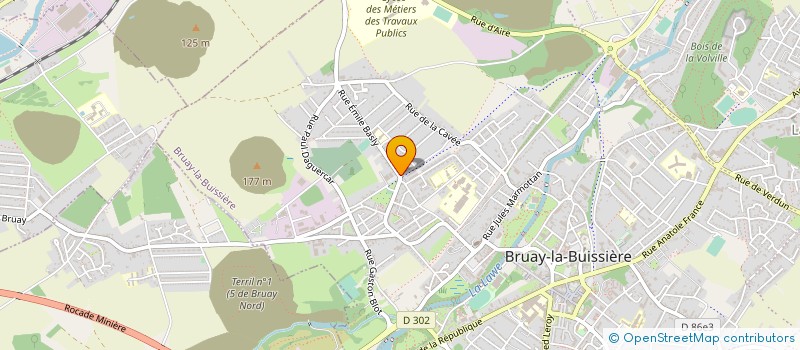 localisation de l'entreprise SPORTING CLUB BASLY à BRUAY-LA-BUISSIERE