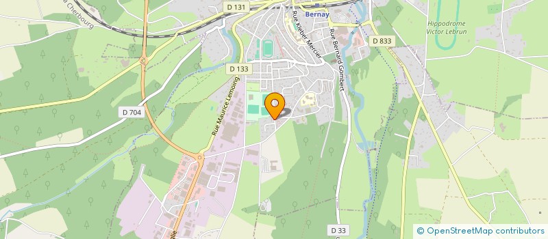 localisation de l'entreprise SPORTING CLUB BERNAY RUGBY à BERNAY