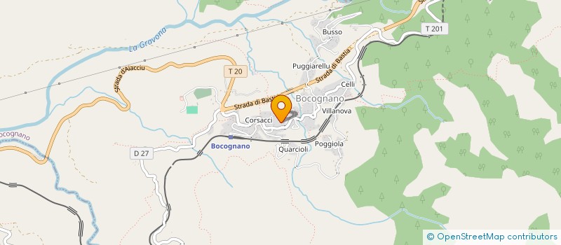 localisation de l'entreprise SPORTING CLUB BOCOGNANO  BOCOGNANO