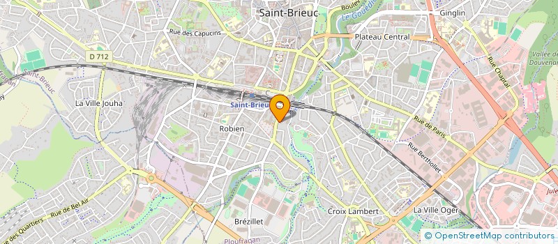 localisation de l'entreprise SPORTING CLUB BRIOCHIN à SAINT-BRIEUC