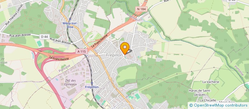 localisation de l'entreprise SPORTING CLUB CANIN DE FREPILLON  FREPILLON