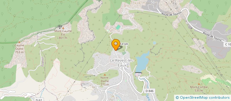 localisation de l'entreprise SPORTING CLUB CANIN DU REVEST  LE REVEST-LES-EAUX