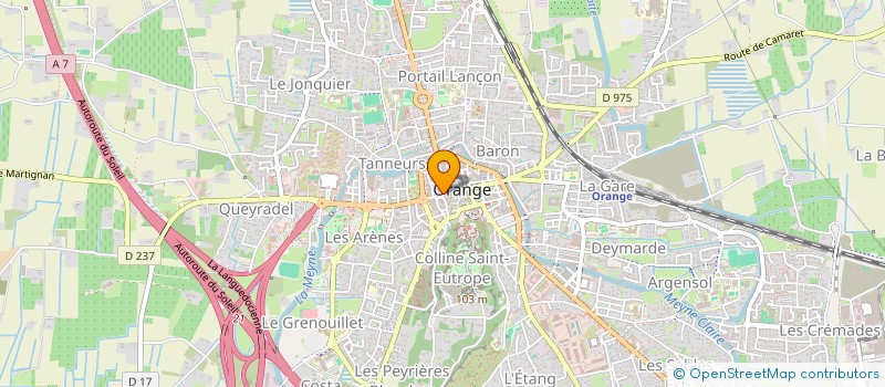 localisation de l'entreprise SPORTING CLUB D ORANGE FOOTBAL à ORANGE