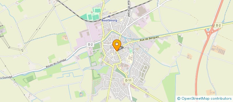 localisation de l'entreprise SPORTING CLUB DE BOURBOURG SECTION MUSCULATION  BOURBOURG