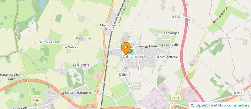 localisation de l'entreprise SPORTING CLUB DE DAMIGNY FOOTBALL à DAMIGNY
