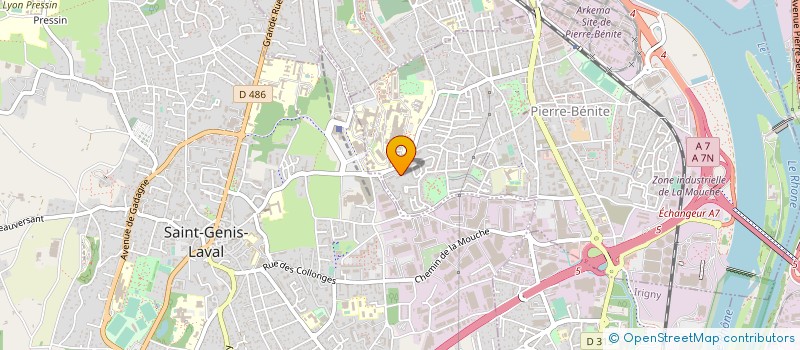 localisation de l'entreprise SPORTING CLUB DE LA REVOLEE (SCR) à OULLINS-PIERRE-BENITE