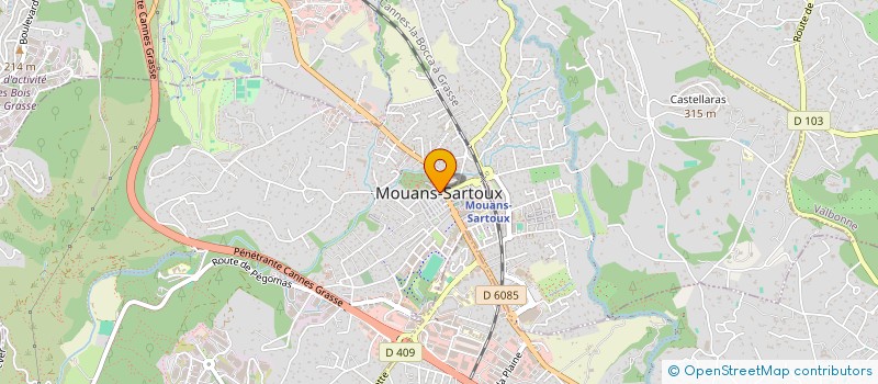 localisation de l'entreprise SPORTING CLUB DE MOUANS-SARTOUX RANDONNEE MONTAGNE  MOUANS-SARTOUX