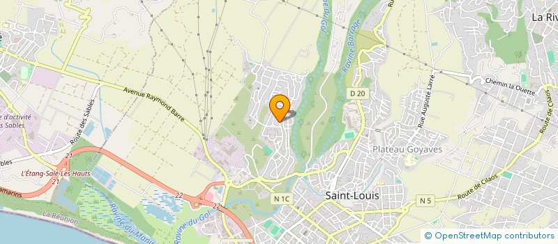 localisation de l'entreprise SPORTING CLUB DU SUD à SAINT-LOUIS