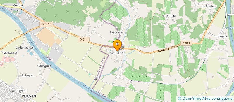 localisation de l'entreprise SPORTING CLUB DURAVELOIS  DURAVEL