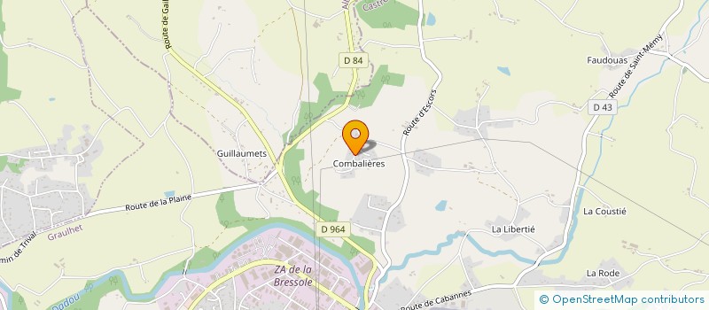 localisation de l'entreprise SPORTING CLUB GRAULHETOIS CLUB OMNISPORT à GRAULHET