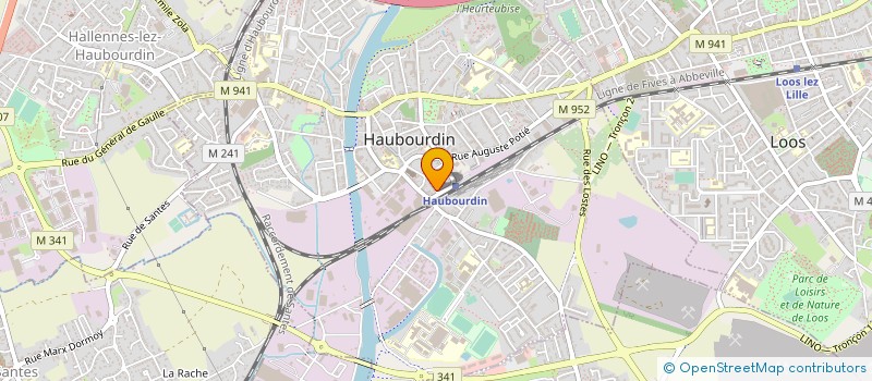 localisation de l'entreprise SPORTING CLUB HAUBOURDIN OKINAWA KENPO à HAUBOURDIN