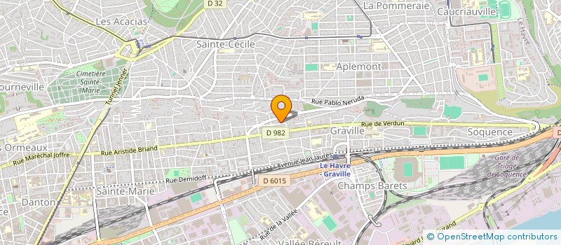 localisation de l'entreprise SPORTING CLUB HAVRAIS  LE HAVRE