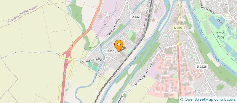 localisation de l'entreprise SPORTING CLUB INTERNATIONAL  VILLENOY