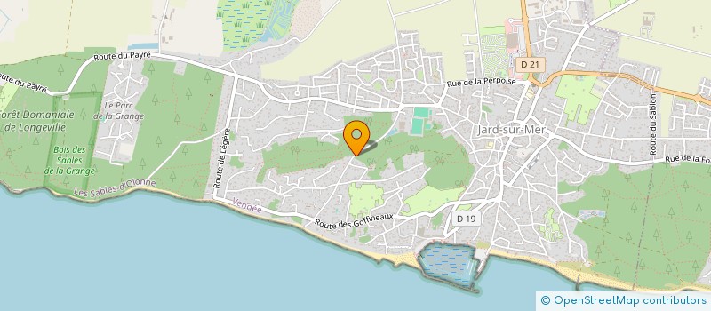 localisation de l'entreprise SPORTING CLUB JARDAIS TENNIS DE TABLE à JARD-SUR-MER