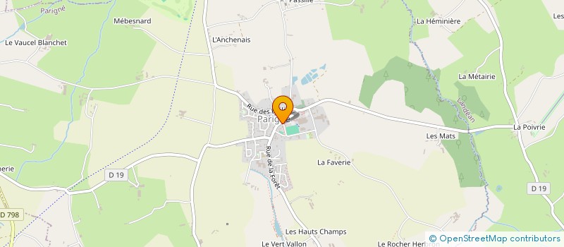 localisation de l'entreprise SPORTING CLUB LANDEANAIS  LANDEAN