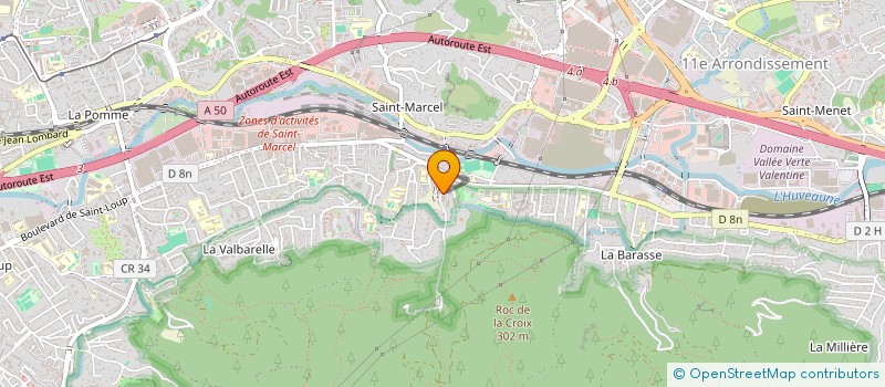 localisation de l'entreprise SPORTING CLUB LES COLLEGUES à MARSEILLE