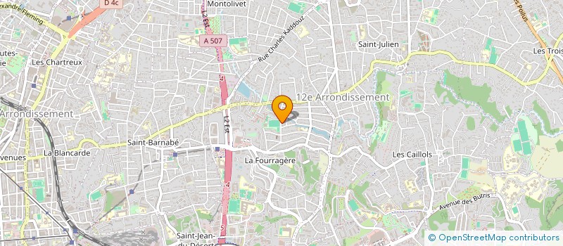 localisation de l'entreprise SPORTING CLUB MARSEILLE 12EME à MARSEILLE 12EME