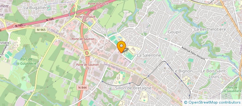 localisation de l'entreprise SPORTING CLUB ORVEZ LUTTE (S.C.O.L.). à ORVAULT